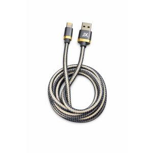 USB til USB-A ladekabel – grå