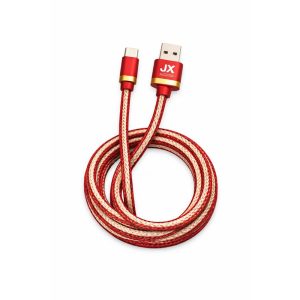 USB til USB-C ladekabel – rød