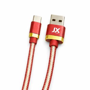 USB til USB-C ladekabel – rød