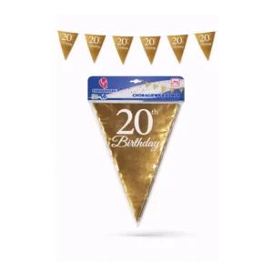 20th birthday banner gull 4m