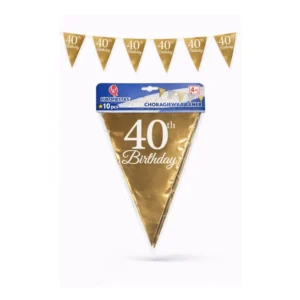 40th birthday banner gull 4m