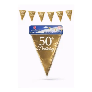 50th birthday banner gull 4m
