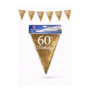 60th birthday banner gull 4m