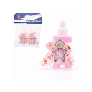 Babyflaske rosa 2 stk