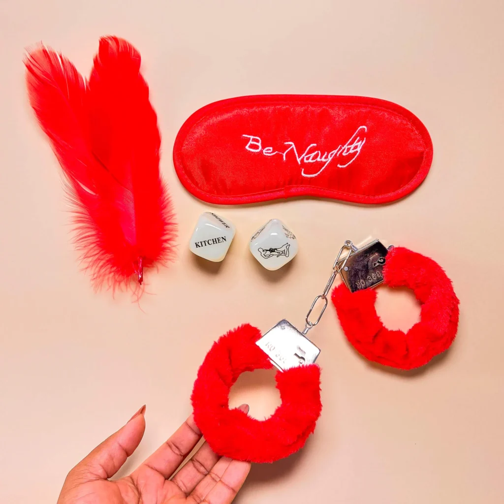 Be naughty tease-me kit Rød