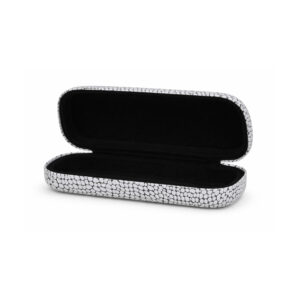 Brilleetui med reptiltekstur