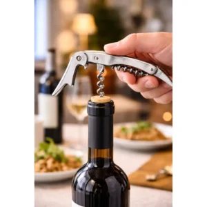 Vinåpner med Korketrekker og Foliekutter