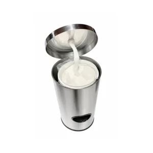 Gulvstativ dispenser for våtservietter med innebygd søppelbøtte