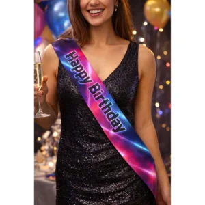 Happy birthday ordensbånd 160 cm
