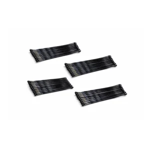 Hårnåler 56 stk svarte bobby pins