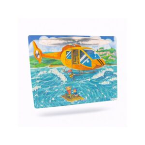 Puslespill med Helikopter 60 Brikker