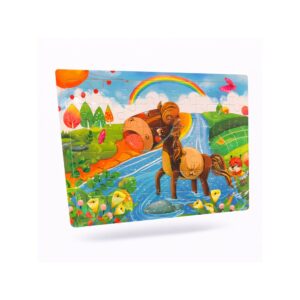 Puslespill med Hest 60 Brikker