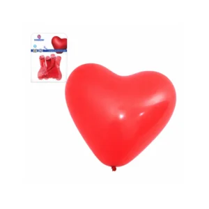 Hjerteballonger Rød 4 stk