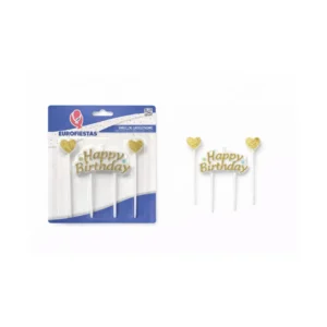 Kakelys Happy Birthday Gull Glitter