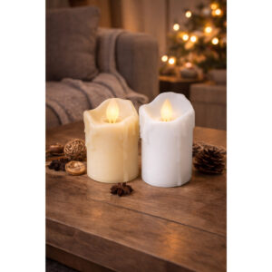 LED-telys med realistisk flammeeffekt