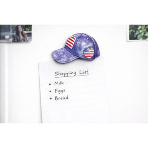 Lilla Caps Kjøleskapsmagnet med USA-motiv