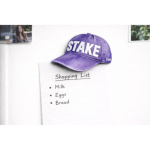Lilla “STAKE” Caps Kjøleskapsmagnet
