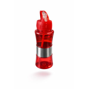 Plastflaske med sugerør 400 ml