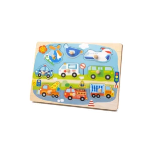 Puslespill i tre – kjøretøy & utrykningskjøretøy