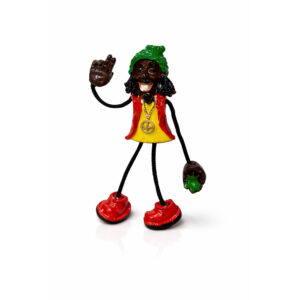 Reggae Figur Kjøleskapsmagnet Rød/Gul/Grønn