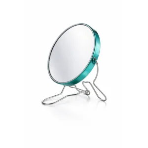 Sminkespeil 4” lite bordspeil med stativ