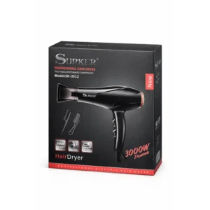 Surker SK-3512 profesjonell hårføner 3000W