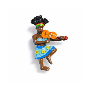 Tropisk Fiolinist Kjøleskapsmagnet