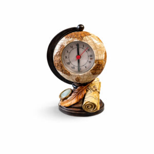 Vintage Globus Bordklokke