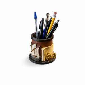 Vintage Penn- og Blyantholder med Sjømotiv