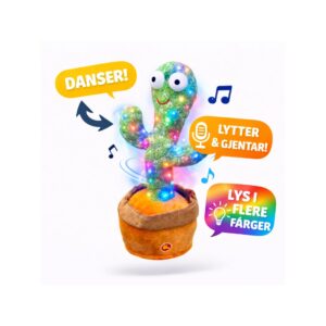 Dansende Kaktus med lyd og lys!