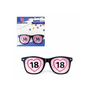 18 års partybriller – festbriller med hjerte