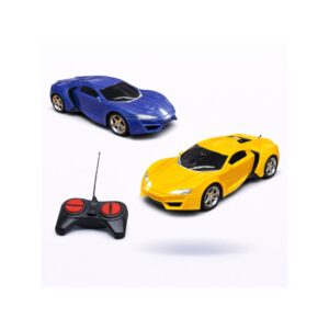 Radiostyrt Sportsbil 1:24 - Gul/Blå