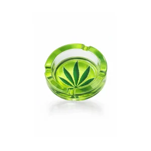 Askebeger i glass 420 neon green design