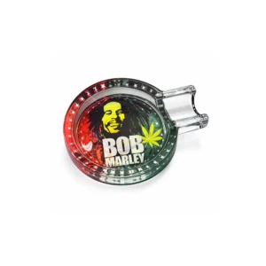 Askebeger i glass Bob Marley stars design