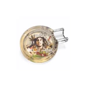 Askebeger i glass Bob Marley vintage design