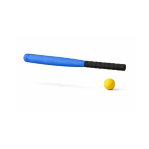 Baseballtre i skum med ball i Blå