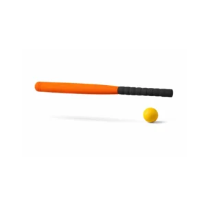 Baseballtre i skum med ball i Oransje