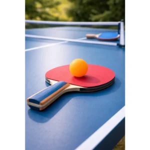Bordtennisballer 6 stk (oransje og hvit)