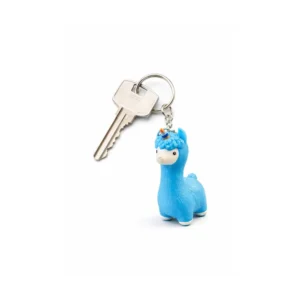 Enhjørning nøkkelring med nøkkel