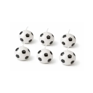 Fotball kakelys 6 stk – uten pinne