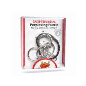 Logikkpuslespill i metall/ IQ Spill
