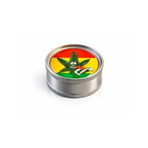 Metallgrinder 3 deler – cannabis motiv