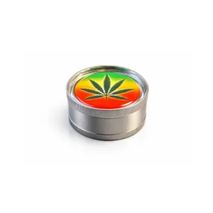 Metallgrinder 3 deler – cannabis motiv