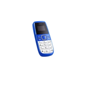Mini telefon BM10 med Bluetooth og Dual SIM Blå
