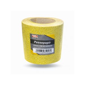 Pussepapir på rull 93mm x 5m 60Korning