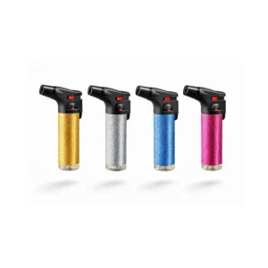 Stormlighter / flamberingslighter – justerbar flamme (flere farger)