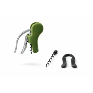 Vinåpner / korketrekker sett i Grønn