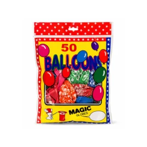 Ballonger med blomstermønster – 50 stk