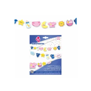 Babyshower girlander med figurer