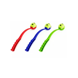 Ballkaster for hund – 62 cm med tennisball (flere farger)